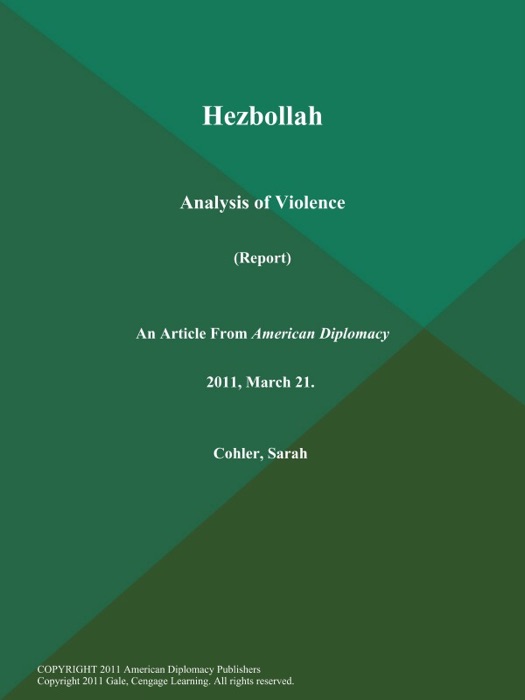 Hezbollah: Analysis of Violence (Report)