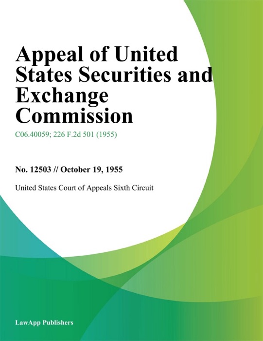 Appeal Of United States Securities And Exchange Commission