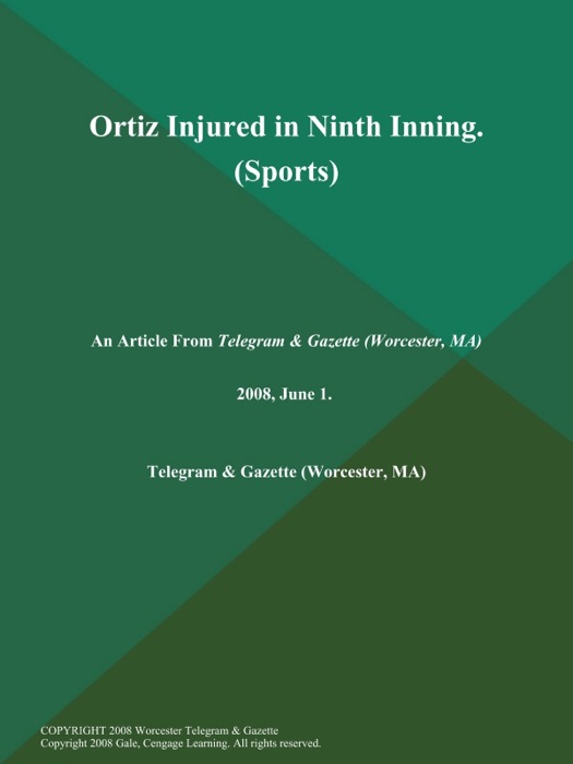 Ortiz Injured in Ninth Inning (Sports)