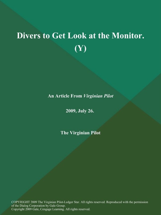 Divers to Get Look at the Monitor (Y)