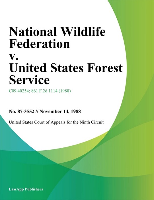 National Wildlife Federation v. United States Forest Service