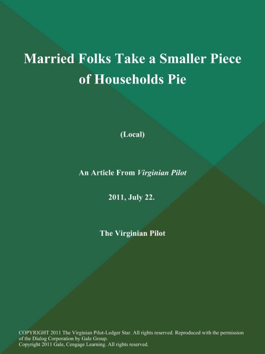 Married Folks Take a Smaller Piece of Households Pie (Local)