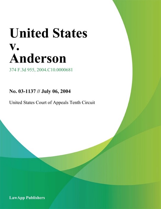 United States v. Anderson
