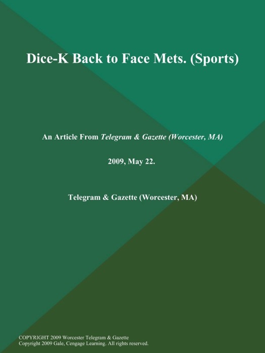 Dice-K Back to Face Mets (Sports)