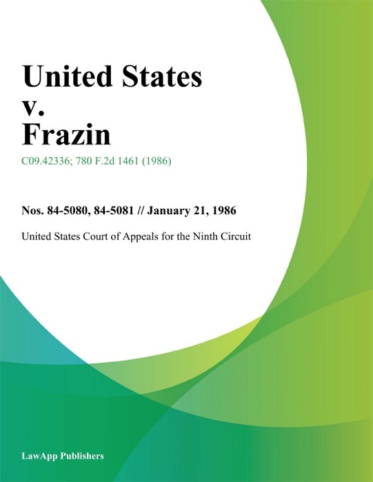 United States v. Frazin