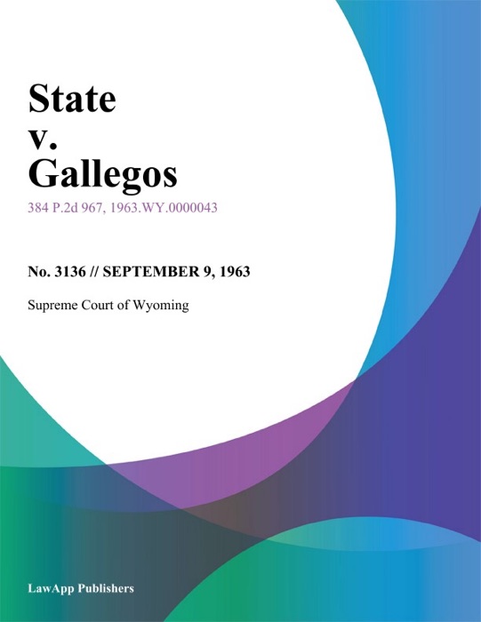 State v. Gallegos