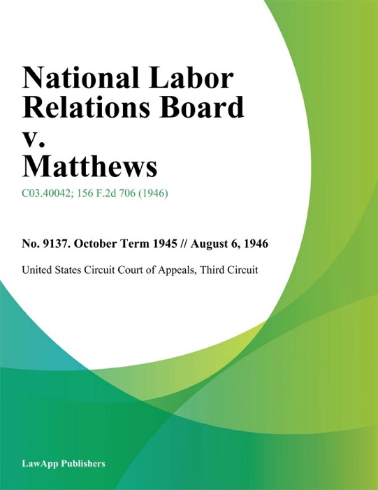 National Labor Relations Board v. Matthews