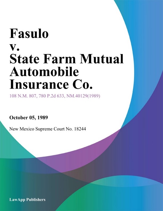 Fasulo v. State Farm Mutual Automobile Insurance Co.