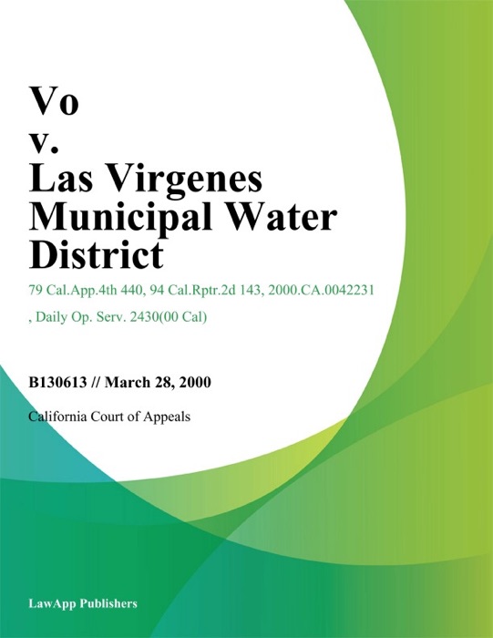 Vo V. Las Virgenes Municipal Water District