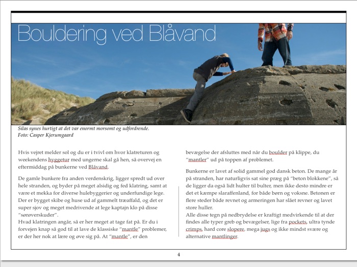 Bouldering Blåvand