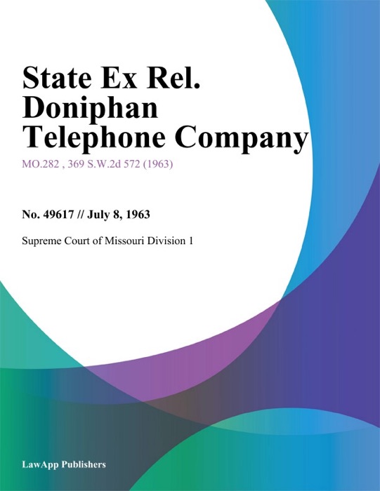 State Ex Rel. Doniphan Telephone Company