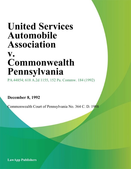 United Services Automobile Association v. Commonwealth Pennsylvania