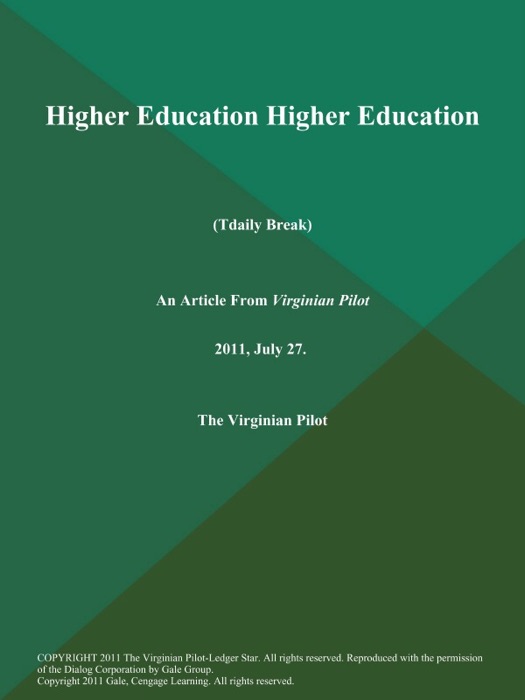 Higher Education Higher Education (Tdaily Break)