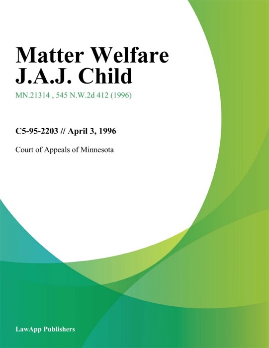 Matter Welfare J.A.J. Child