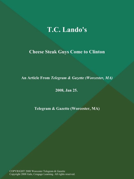 T.C. Lando's: Cheese Steak Guys Come to Clinton