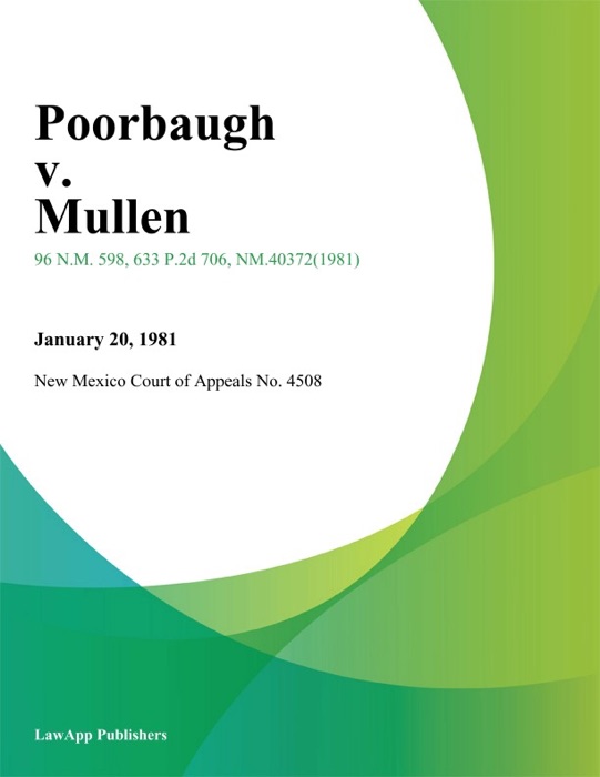 Poorbaugh V. Mullen
