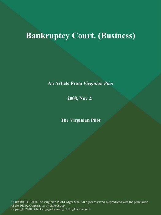 Bankruptcy Court (Business)