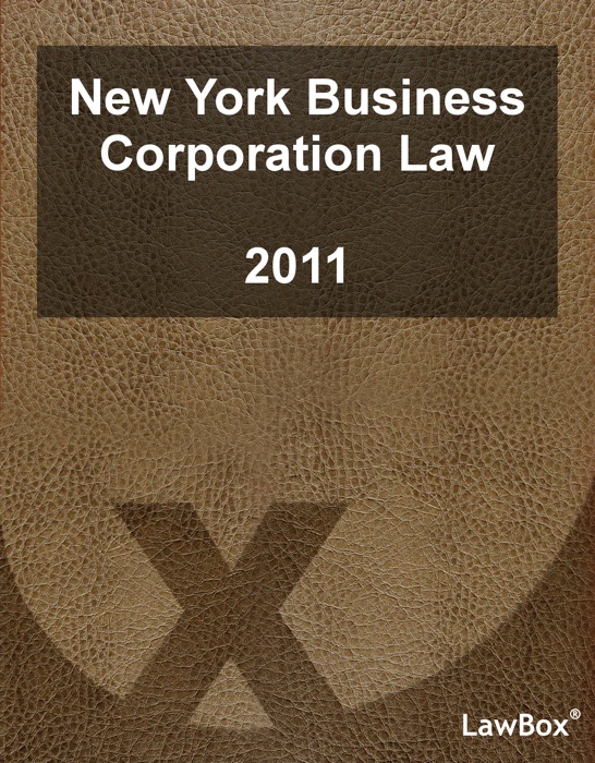 New York Business Corporation Law 2011