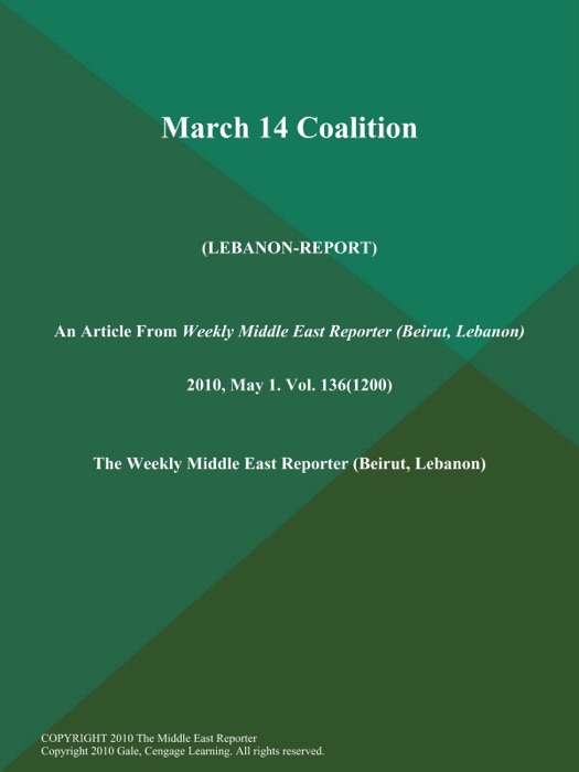 March 14 Coalition (Lebanon-Report)