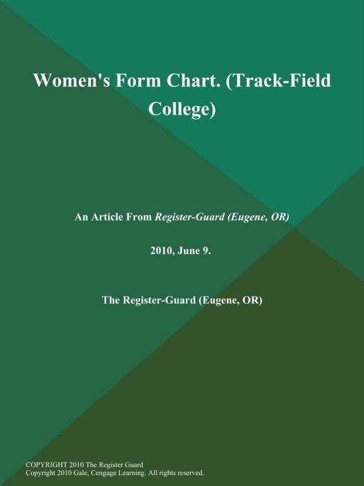 Women's Form Chart (Track-Field College)