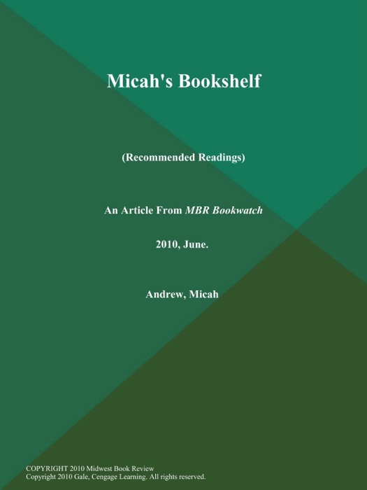 Micah's Bookshelf (Recommended Readings)