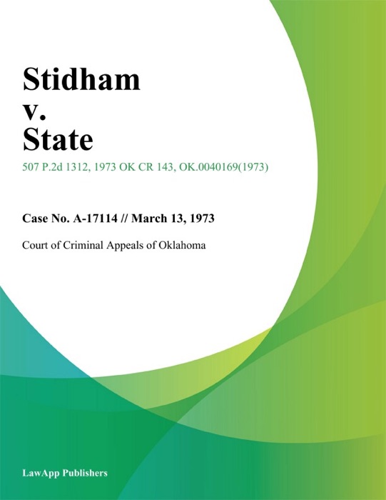 Stidham v. State