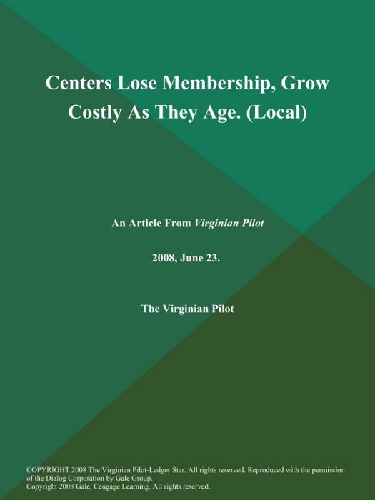 Centers Lose Membership, Grow Costly As They Age (Local)