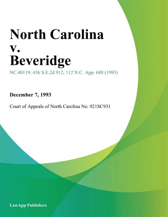 North Carolina v. Beveridge