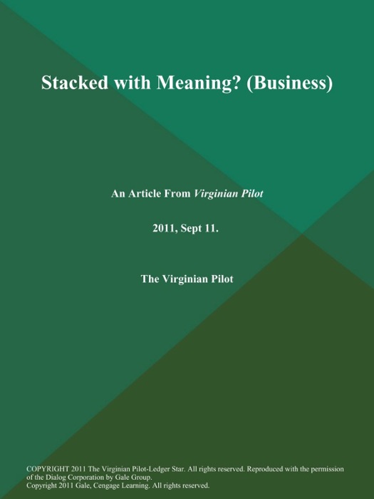 Stacked with Meaning? (Business)