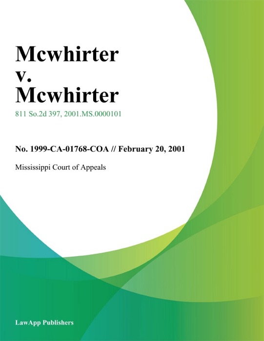 Mcwhirter v. Mcwhirter