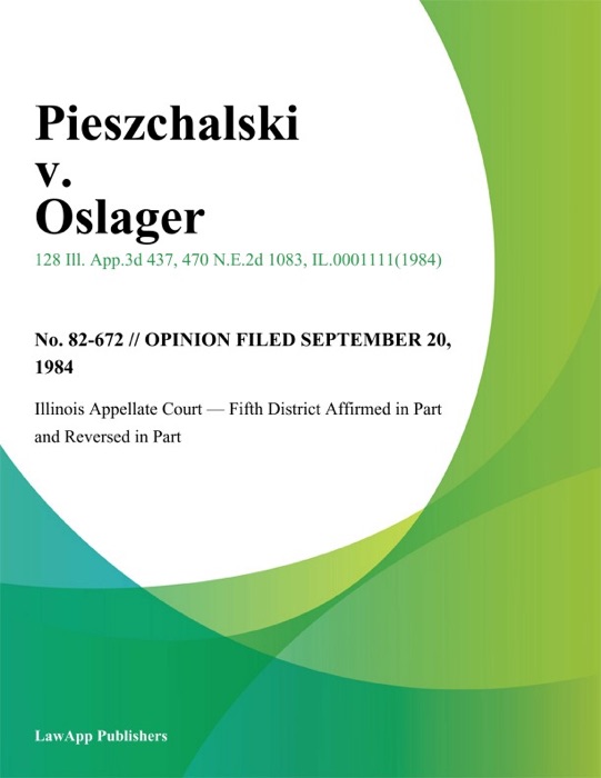 Pieszchalski v. Oslager