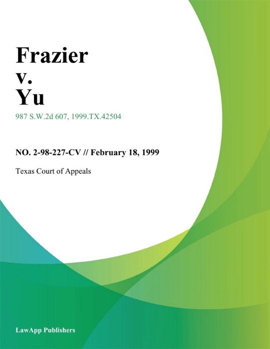 Frazier V. Yu