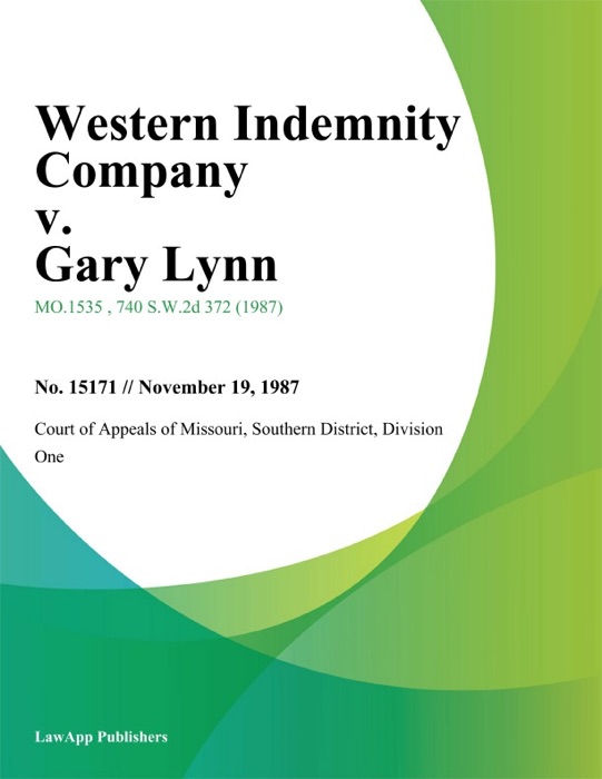 Western Indemnity Company v. Gary Lynn