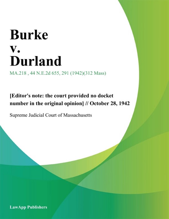 Burke v. Durland