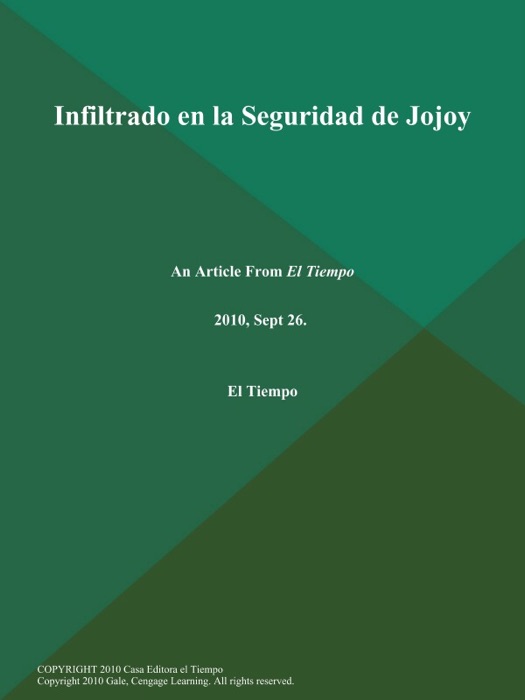 Infiltrado en la Seguridad de Jojoy