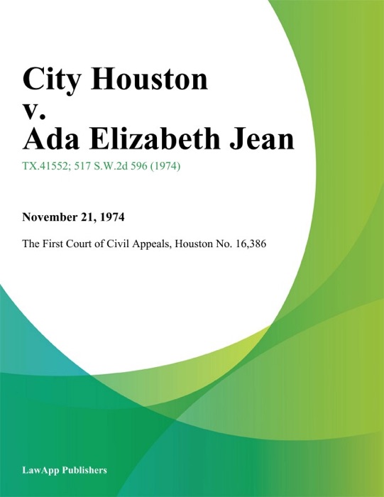 City Houston v. Ada Elizabeth Jean