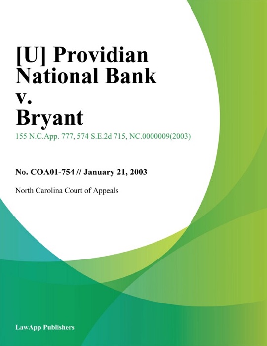 Providian National Bank v. Bryant