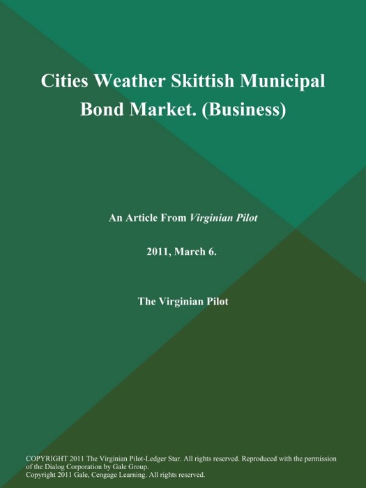 Cities Weather Skittish Municipal Bond Market (Business)