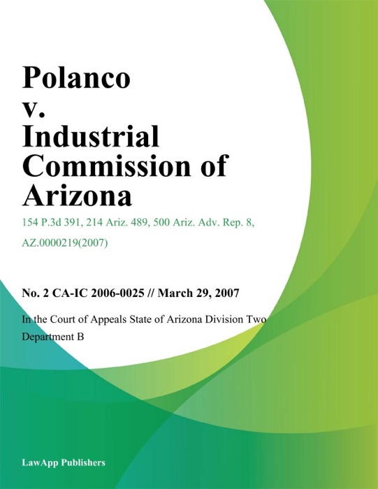 Polanco V. Industrial Commission Of Arizona