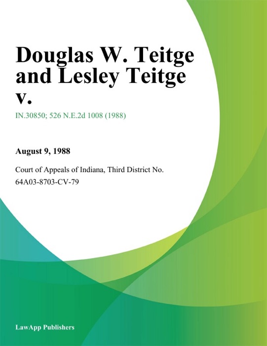 Douglas W. Teitge and Lesley Teitge V.