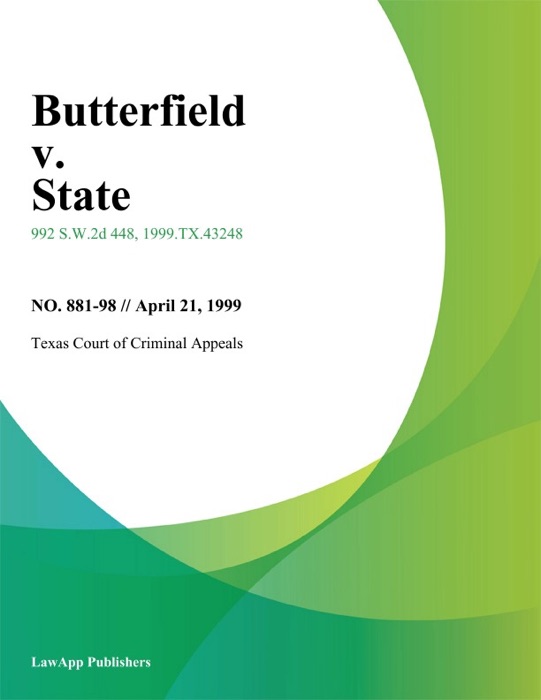 Butterfield v. State