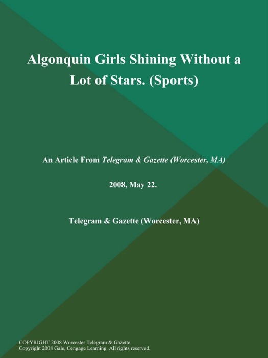 Algonquin Girls Shining Without a Lot of Stars (Sports)