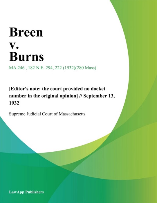 Breen v. Burns