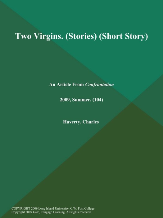 Two Virgins (Stories) (Short Story)