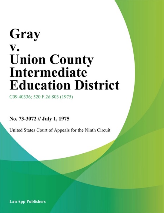 Gray v. Union County Intermediate Education District