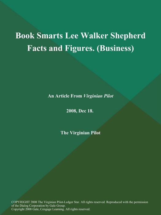 Book Smarts Lee Walker Shepherd Facts and Figures (Business)