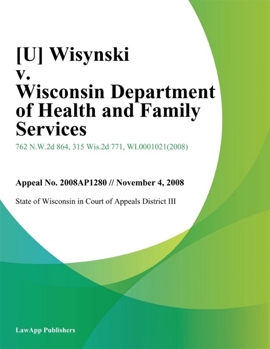 Wisynski v. Wisconsin Department of Health And Family Services