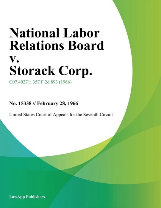 National Labor Relations Board v. Storack Corp.