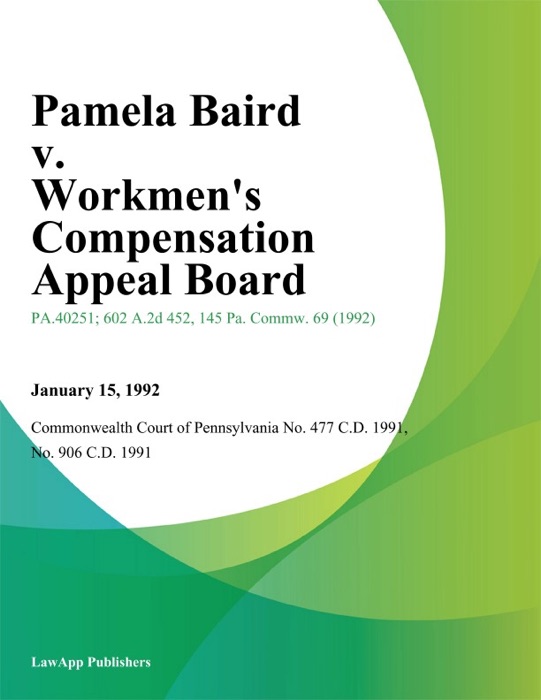 Pamela Baird v. Workmens Compensation Appeal Board (Mctel)