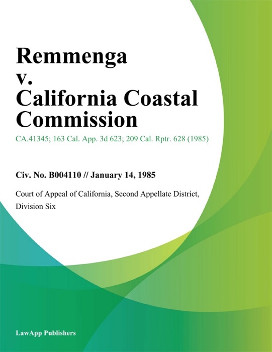 Remmenga v. California Coastal Commission
